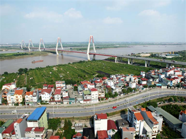 Hà Nội: Tập trung phát triển mạnh khu vực Bắc sông Hồng để giãn dân nội đô